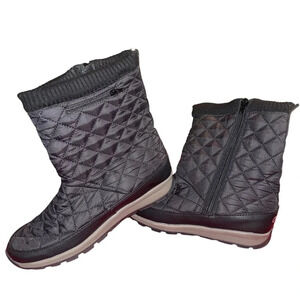 Tony Little Cheeks® Fit Body Quilted Boot with Energy Pads - Black Size 8.5